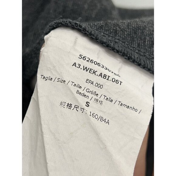 MaxMara Weekend Dress Women Classic A-Line 3/4 Sleeve Length Gray Size Small - Picture 8 of 9